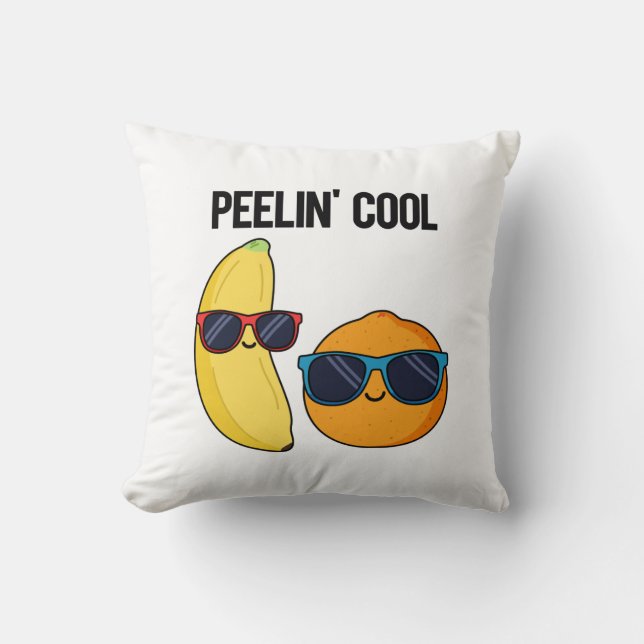 Peelin Cool Funny Fruit Pub Kissen (Vorderseite)