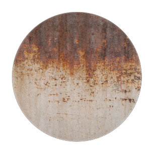 Peeling Farbe, rostige Wandstruktur. Schneidebrett