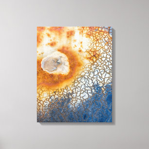 Peeling Paint und Rusty Abstrakt Leinwanddruck