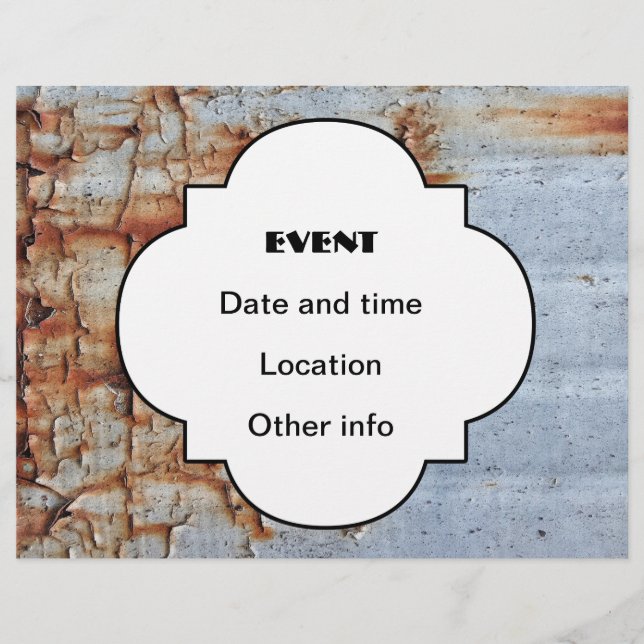 Peeling-Textur Flyer (Vorne)