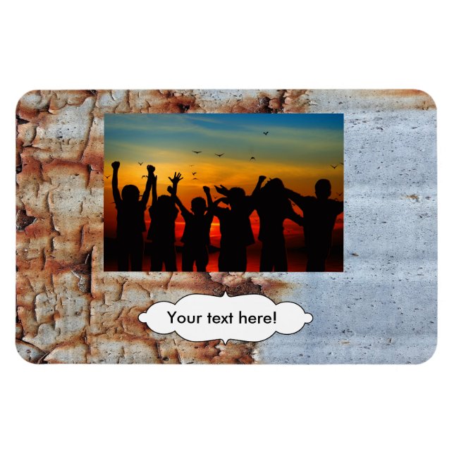 Peeling-Textur Magnet (Horizontal)