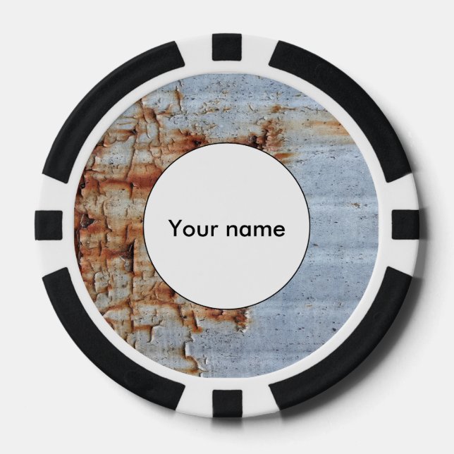 Peeling-Textur Pokerchips (Vorderseite)