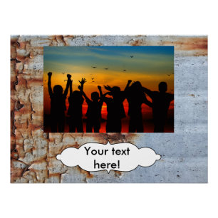 Peeling-Textur Poster