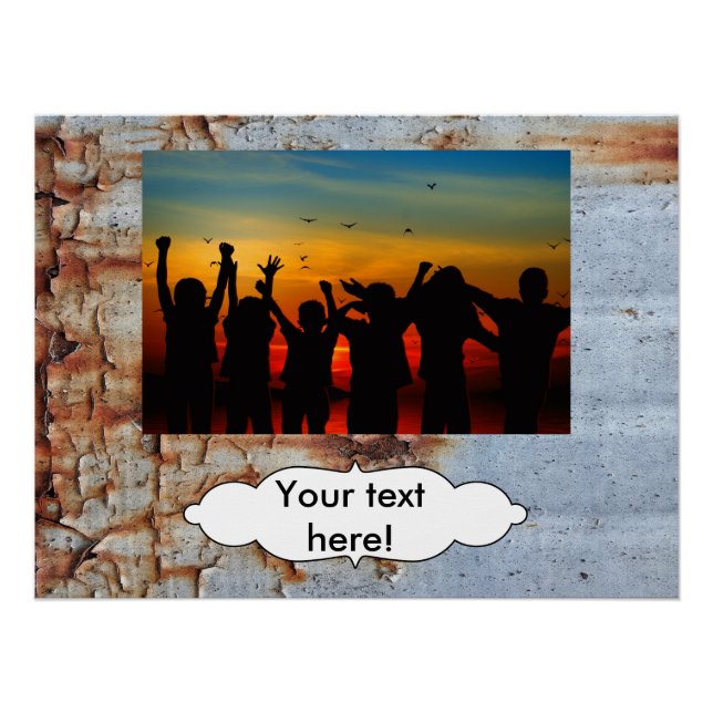 Peeling-Textur Poster (Vorderseite)