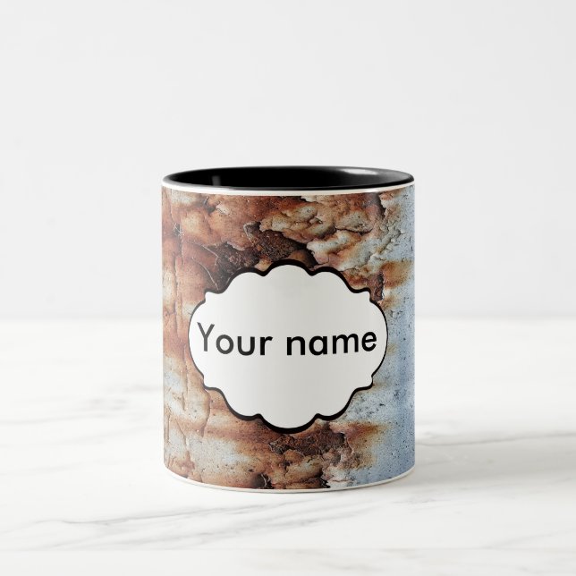 Peeling-Textur Zweifarbige Tasse (Mittel)