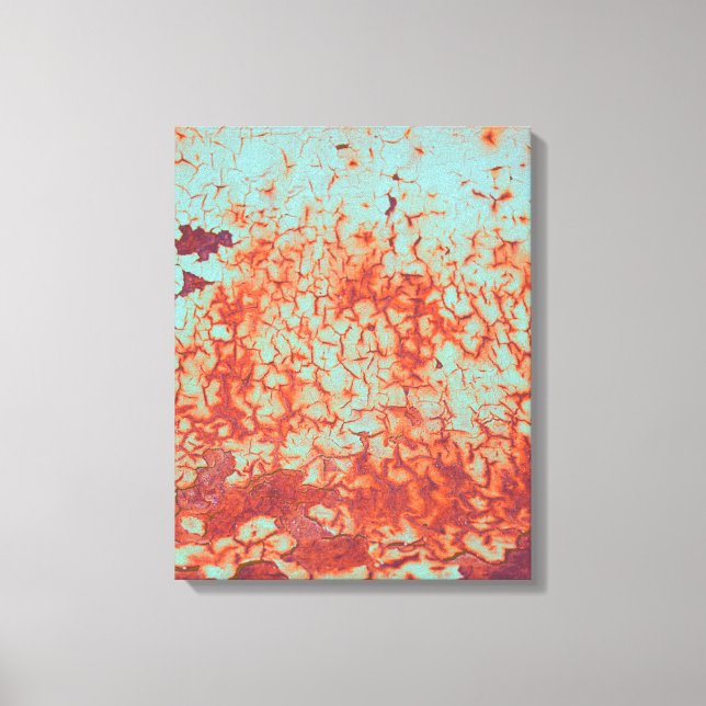 Peeling und Rost Abstrakt Leinwanddruck (Vorderseite)