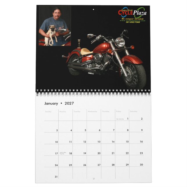 Peelin'out for Pets Custom Bike Show Kalender (Jan 2027)