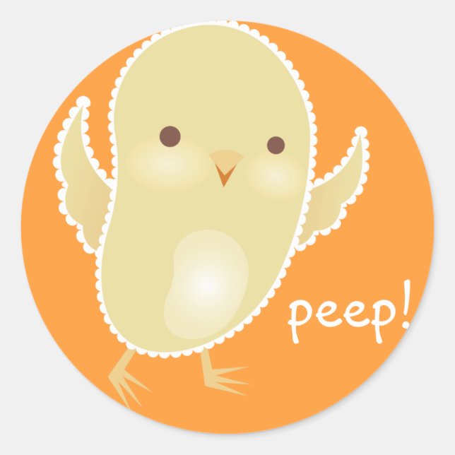 Peep! Baby Chick Stickers (Vorderseite)