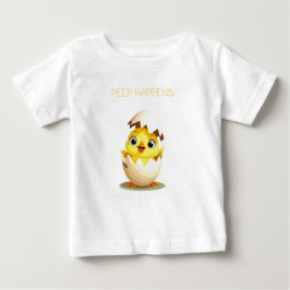 Peep Happens" Niedlicher Baby T - Shirt
