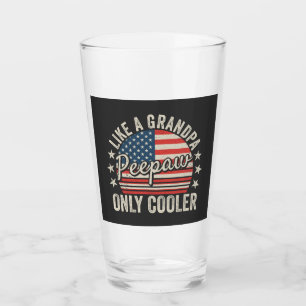 Peepaw Like a Opa Nur Cooler USA Flag DK Glas