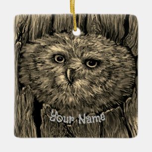 Peeper Owl Keramikornament