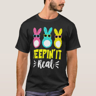 Peepin es echtes Niedliches Kaninchenfacettrio mit T-Shirt