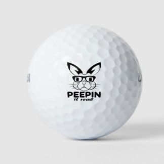 Peepin it real golfball