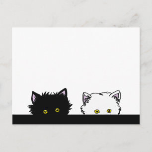 Peeping Kittens (Begriffsklärung) Postkarte