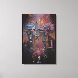 Peeping Through Pat Hartman's Bedroom Window Leinwanddruck