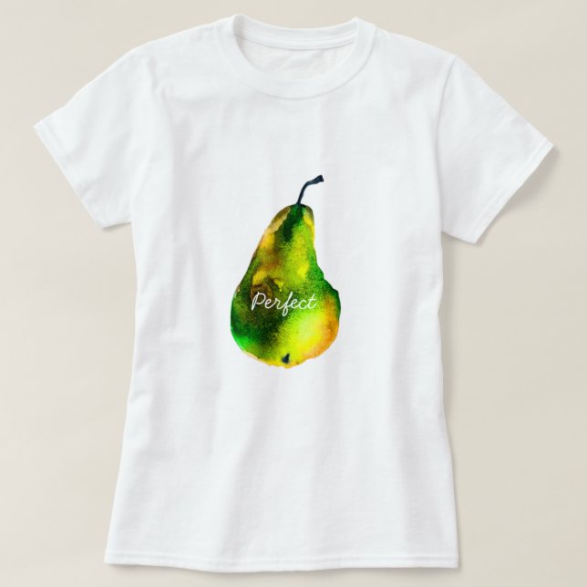 Peer Art niedliche Aquarellfrucht T-Shirt (Design vorne)
