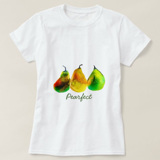 Peer Art niedliche Aquarellfrucht T - Shirt (Design vorne)