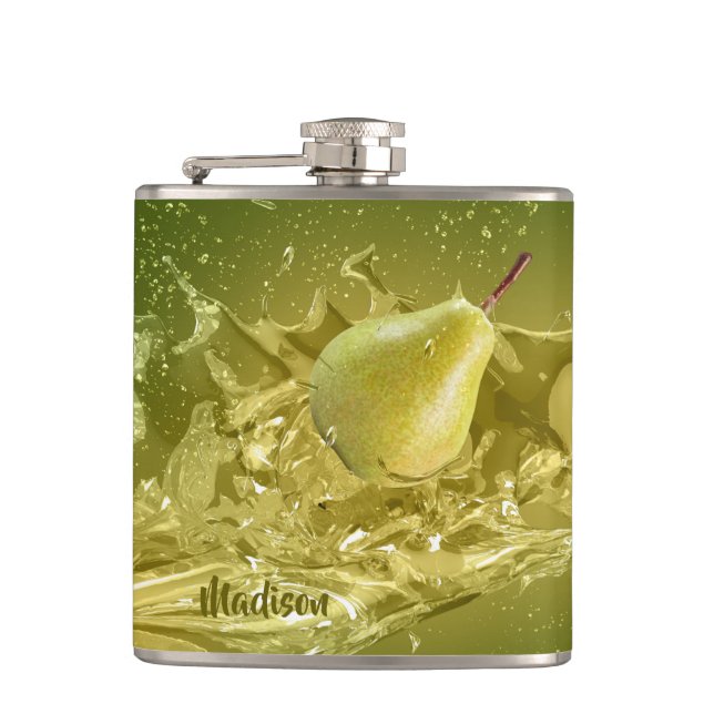 Peer-Splash-individuelle Name Flachmann (Vorderseite)