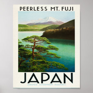 Peerless Berg Fuji. Japan Poster
