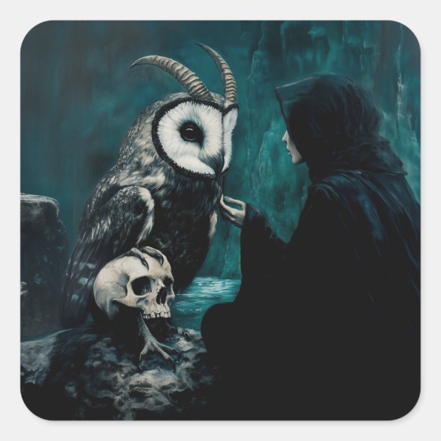 Peet Quadratischer Aufkleber (Vorderseite)