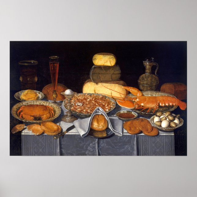 Peeters - Krabben, Garnelen und Hummer Poster (Vorne)