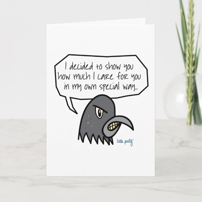 Peety sagt... feiertagskarte (Vorderseite)