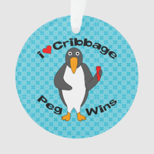 Peg-Wins-Cribage Ornament