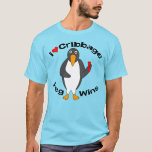 Peg-Wins-Cribage T-Shirt