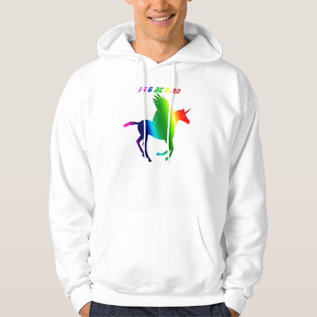 "PEGACORN " HOODIE (Vorderseite)