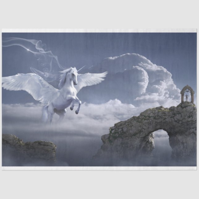 Pegasas Sky Decoupage 20 x 30 Seidenpapier (Vorderseite)