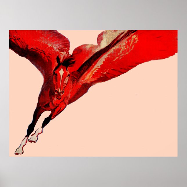 Pegasus, das fliegende Pferd Poster (Vorne)