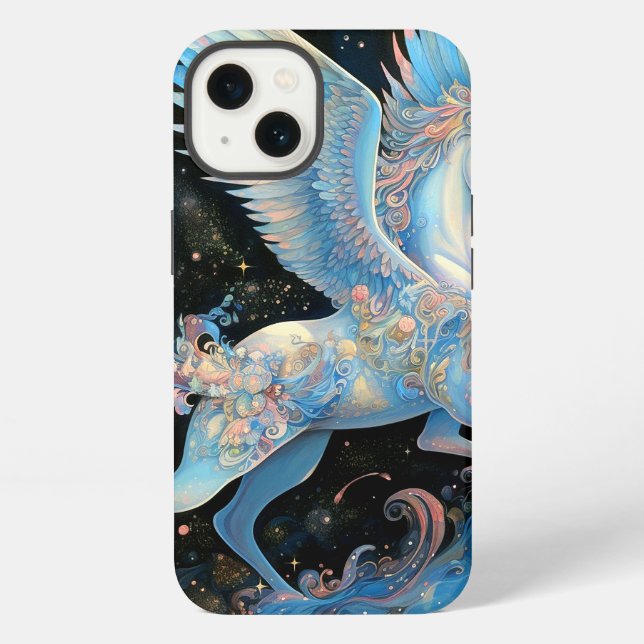 Pegasus Fantasy Art iPhone / iPad Fall Hülle (Rückseite)