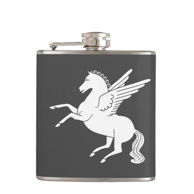 Pegasus Flachmann (Vorderseite)