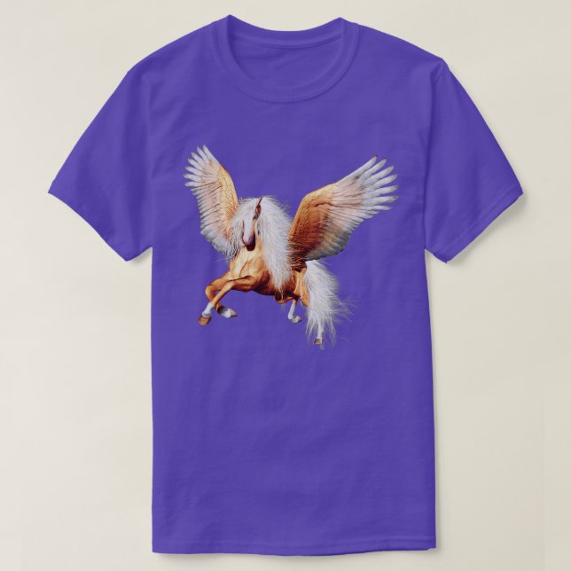 Pegasus Flying Horse Lover Pony Fantasy T - Shirt (Design vorne)