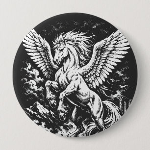 Pegasus — Geflügelter Herold des Sturms Button