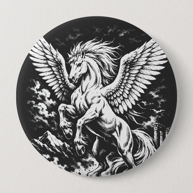 Pegasus — Geflügelter Herold des Sturms Button (Vorderseite)