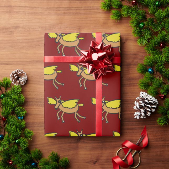 Pegasus Geschenkpapier (Feiertagsgeschenk)