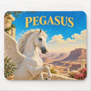 Pegasus, Gothic Fantasy Monster Mousepad