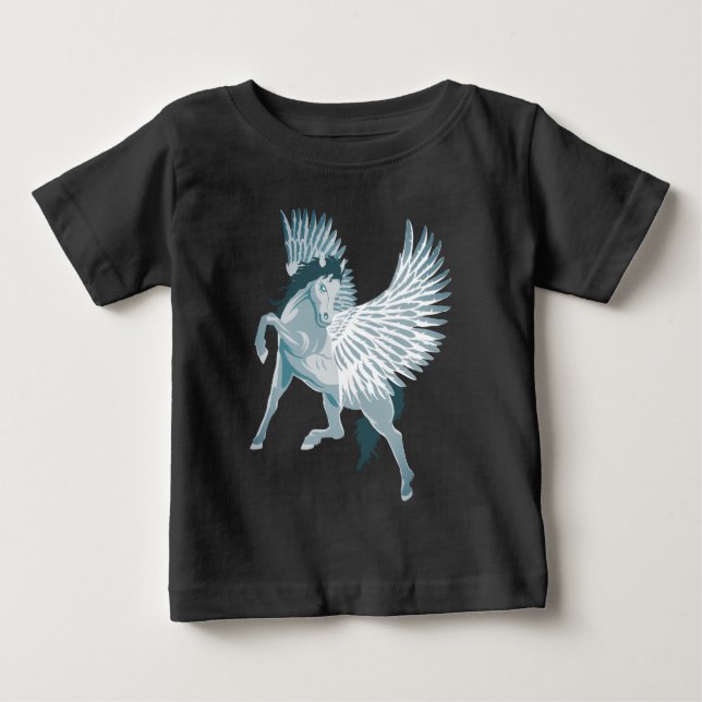 Pegasus Griechische Mythologie Flügelpferd Baby T-shirt (Vorderseite)