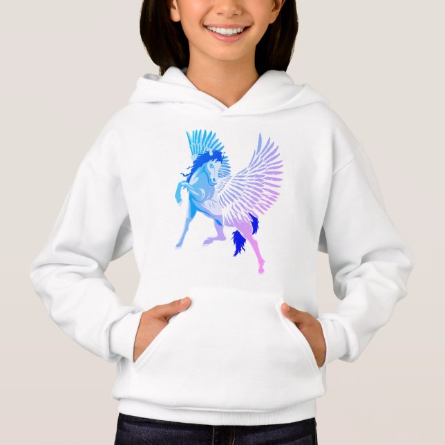 Pegasus Griechische Mythologie Flügelpferd Hoodie (Vorderseite)