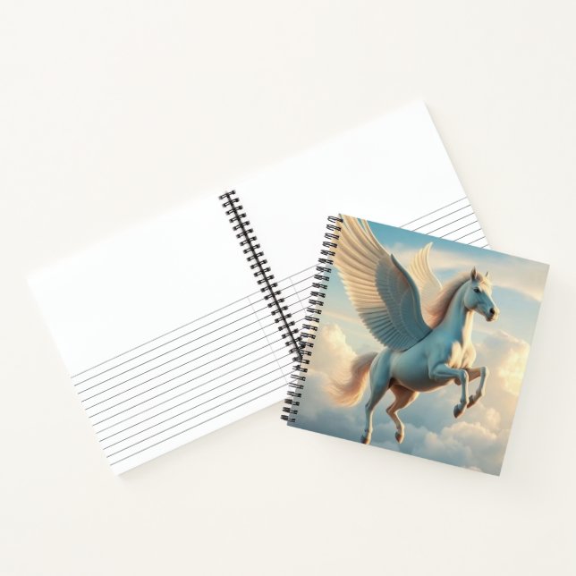 Pegasus Hardcover Notizbuch (Innenseite)