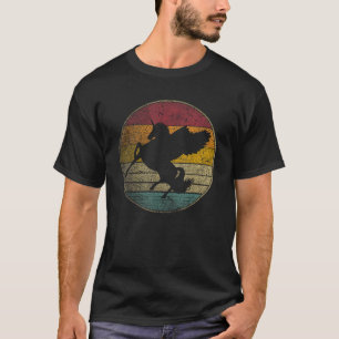 Pegasus Horse Unicorn Vintag gestörter Retro-70er T-Shirt