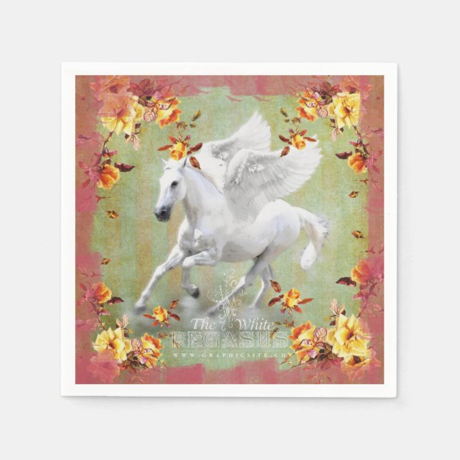Pegasus II - Papier Napkins Serviette (Vorderseite)