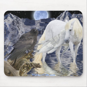 PEGASUS II (& Raven) Fantasy Collection Mousepad