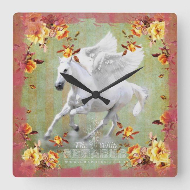 Pegasus II - Wanduhr (Vorderseite)