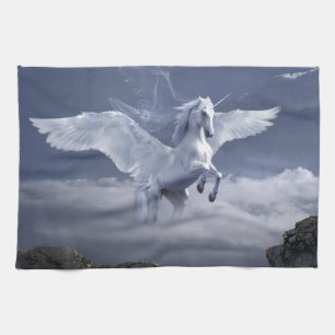 Pegasus im Flug Geschirrtuch