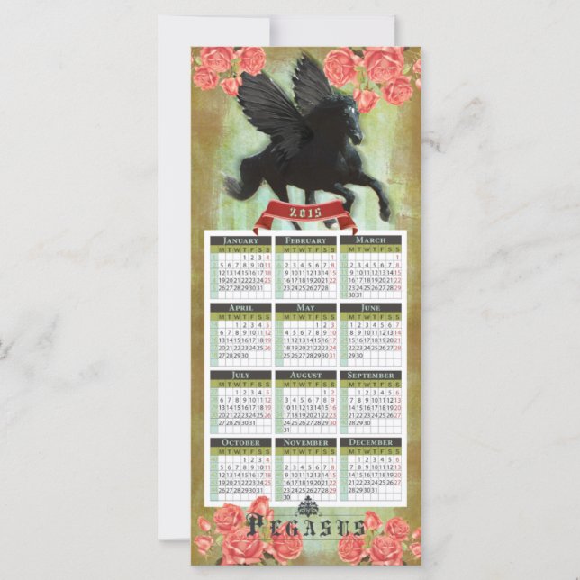 Pegasus - Kalender / Postkarte (Vorderseite)