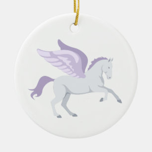Pegasus Keramik Ornament