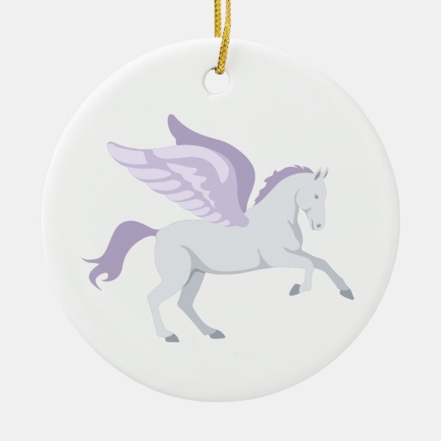 Pegasus Keramik Ornament (Vorne)