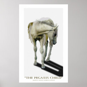 "PEGASUS KIND" Buchkunst-Poster Poster